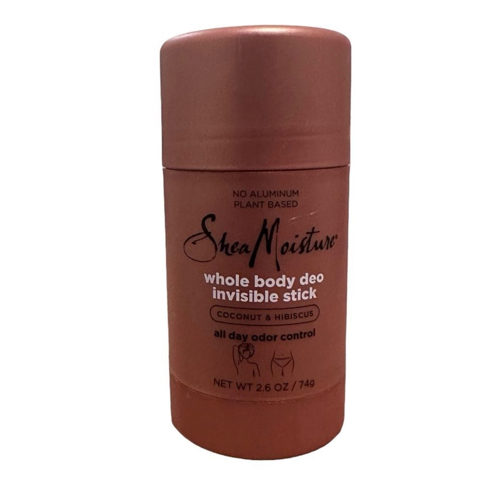 SHEA MOISTURE Coconut & Hibiscus Whole Body Invisible Stick Deodorant NEW